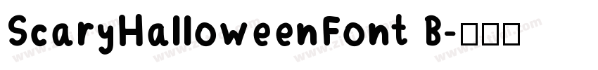 ScaryHalloweenFont B字体转换